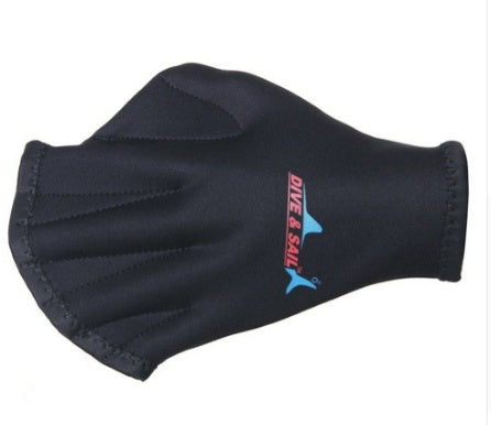 1 Pair Neoprene Diving Gloves Sphere Webbed Swim Gloves Surfing Swimming Paddles Training Fingerless Gloves