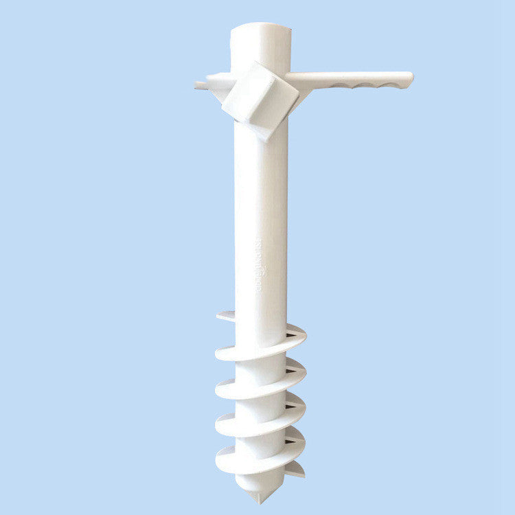 A Five Helix Sand Beach Insert Outdoor Sun Umbrella Base