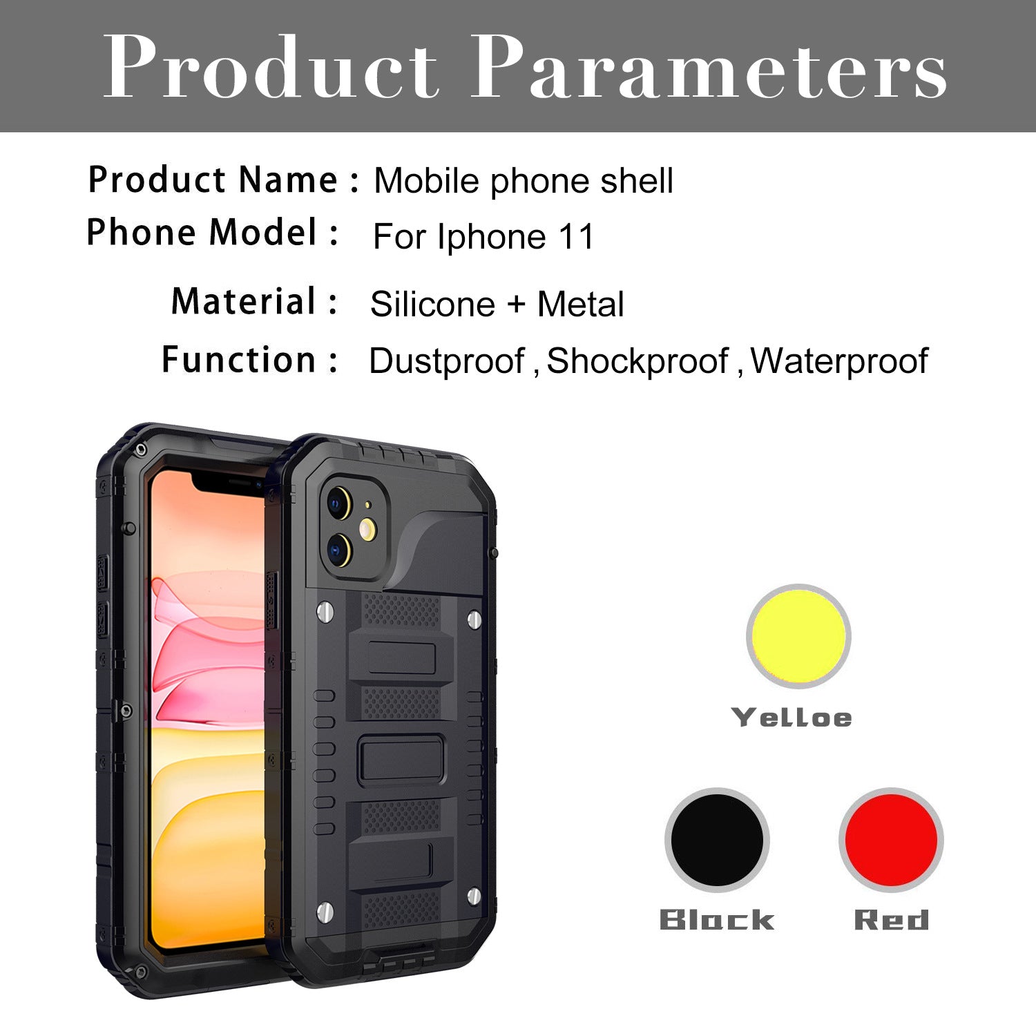 14Promax Waterproof Metal Diving Phone Case